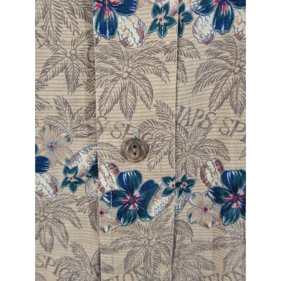 Lot 2 Chaps Ralph Lauren Men's Sz L Southwestern Hawaiian Short Sleeve Shirt VTG - Picture 5 of 16